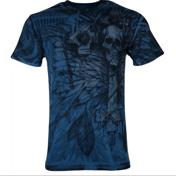Xtreme Couture By Affliction Men's Graphic T-Shirt - American Original Y2K Style - View #9